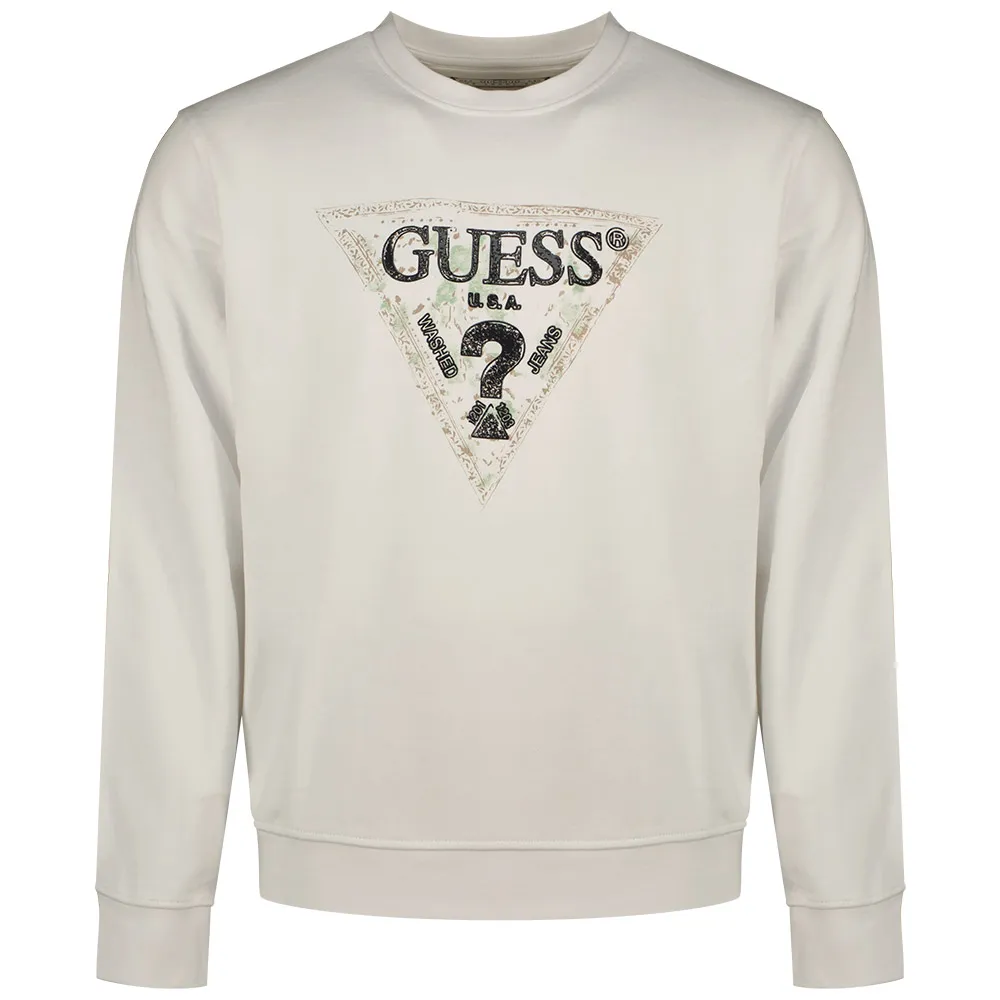 

Толстовка Guess Triangle, бежевый