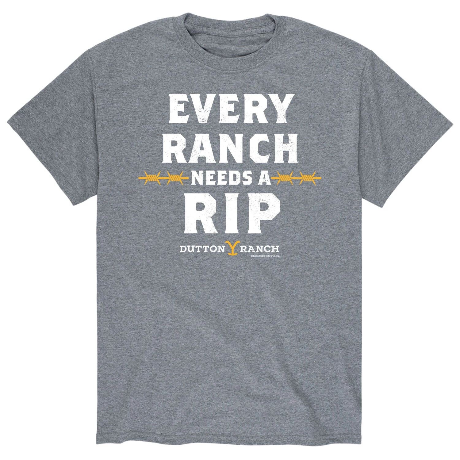 

Мужская футболка Yellowstone Ranch Need RIP Licensed Character