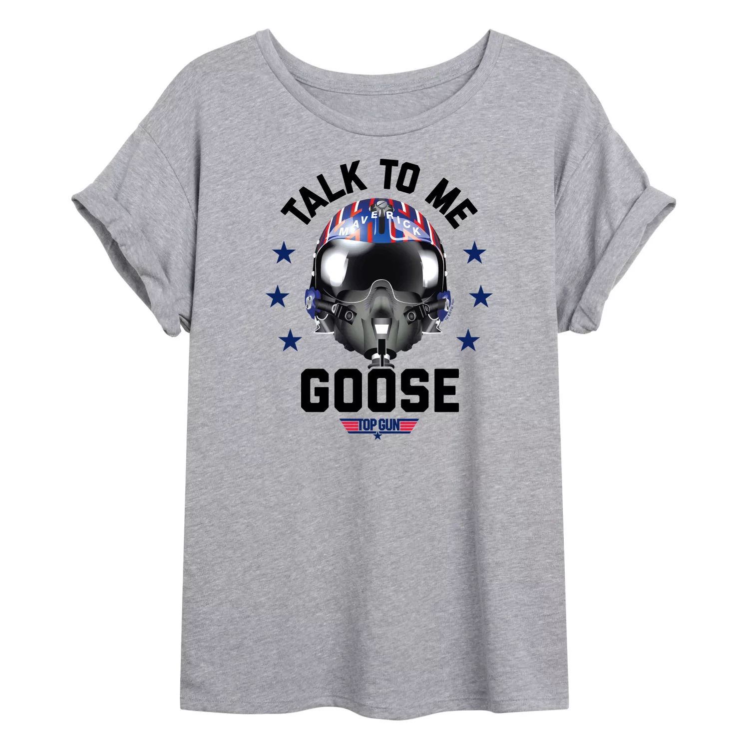 

Большая футболка с рисунком, шлем пилота для юниоров Top Gun "Talk To Me Goose" Licensed Character