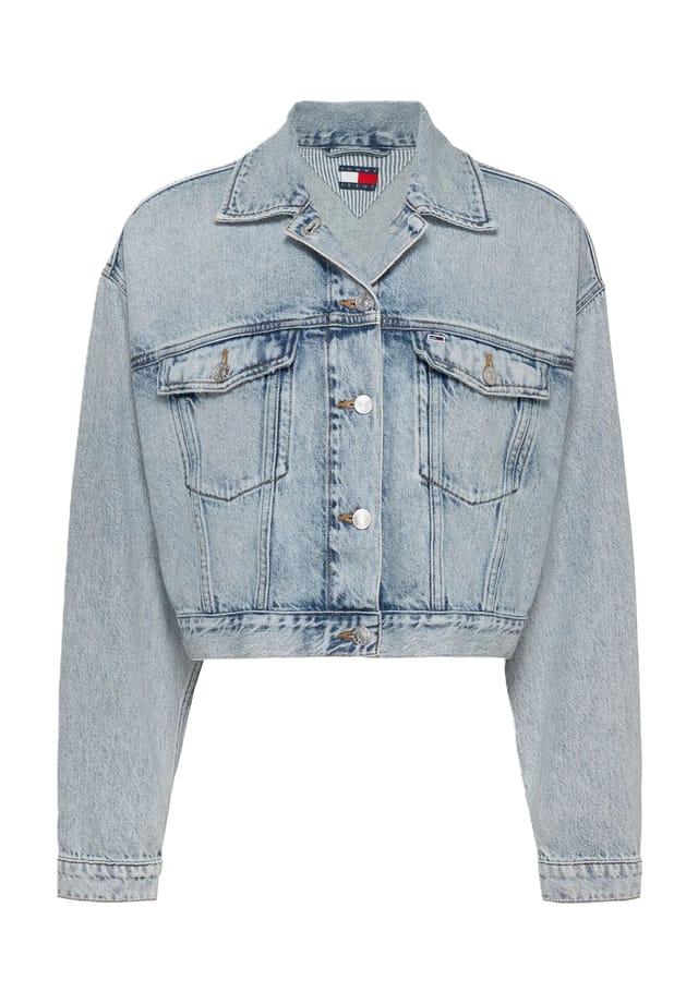 

Джинсовая куртка с отложным воротником Tommy Jeans, синий