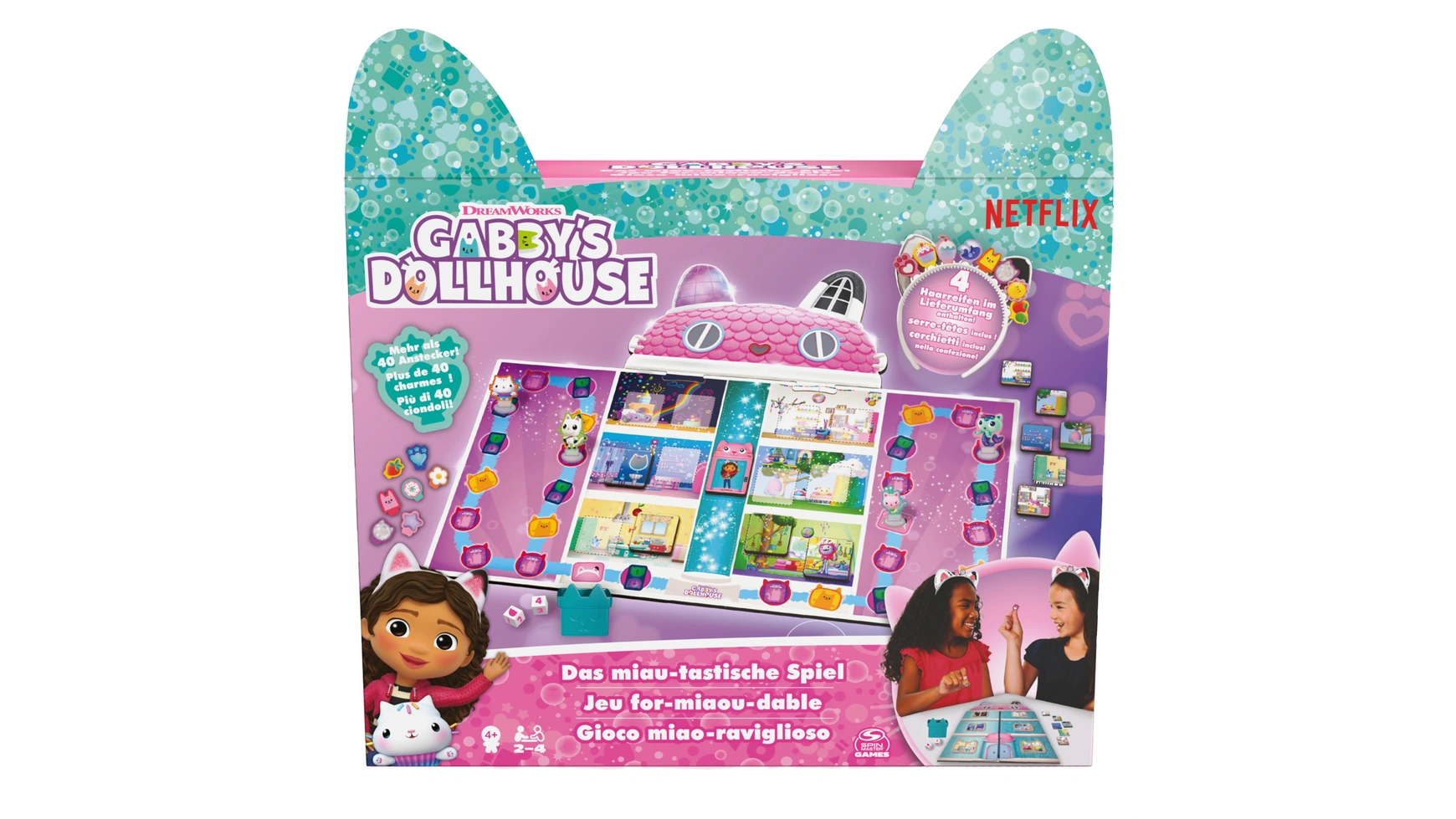 

Spin Master Games Gabbys Dollhouse мяукающая игра