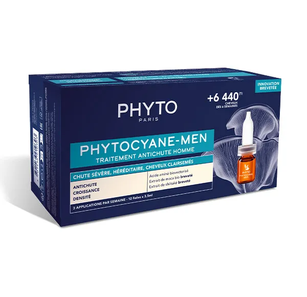 

Средство против выпадения волос для мужчин Phytocyane Phyto, 12 UD