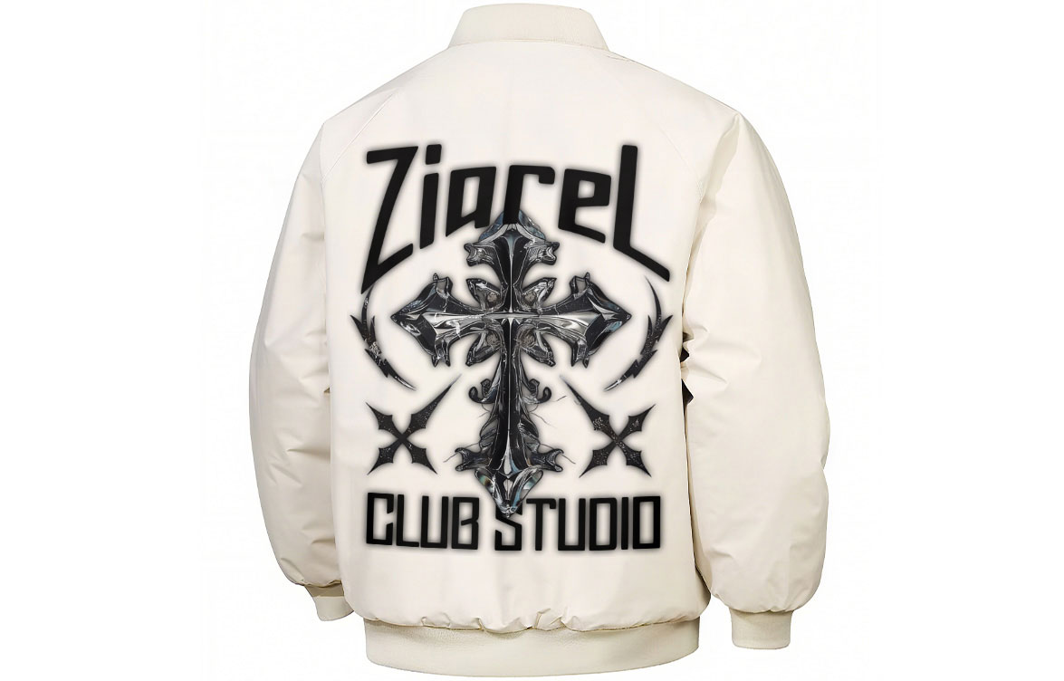 

Пуховик Unisex Baseball Collar Thickened ZIAREL, хаки