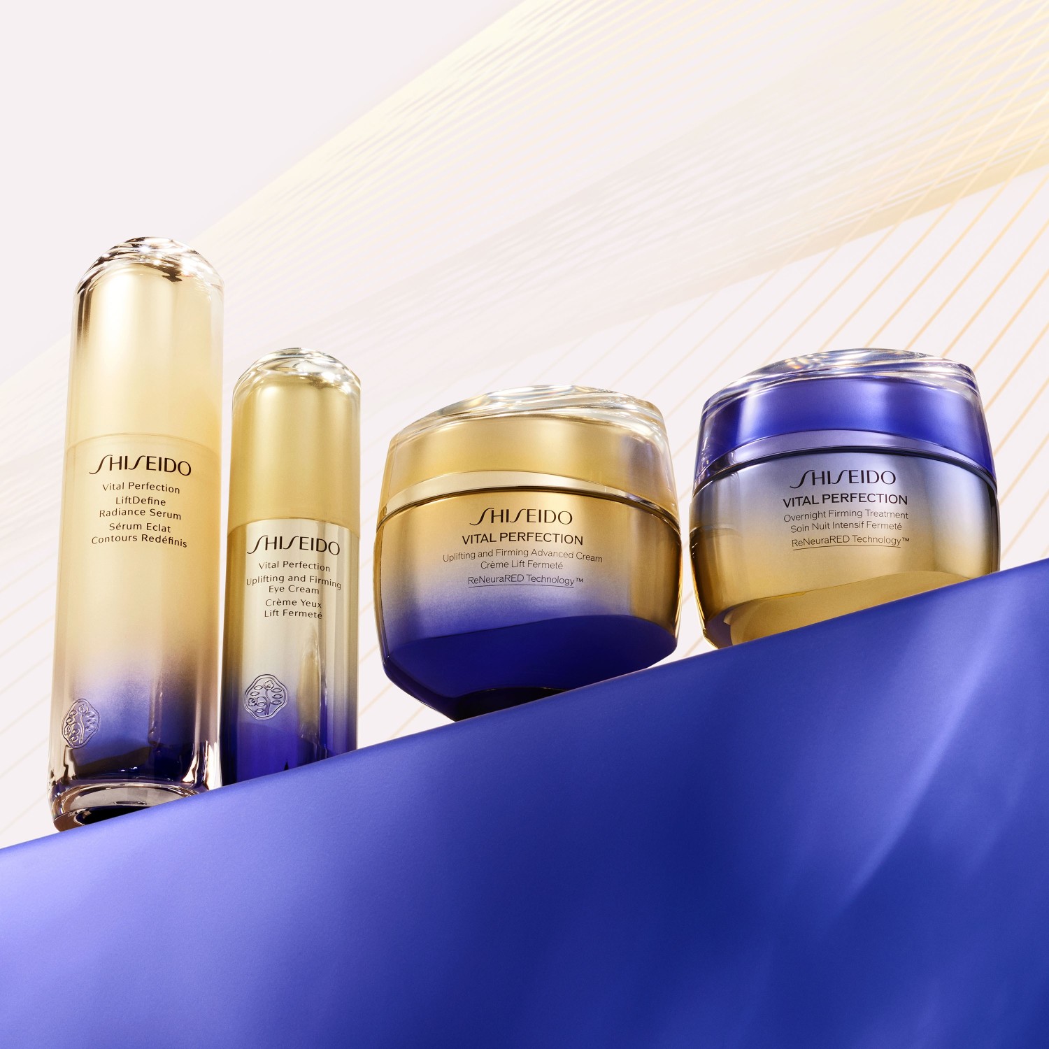 Крем для лица vital perfection uplifting and firming advanced cream Shiseido, объем 50 мл - refill — фото 4