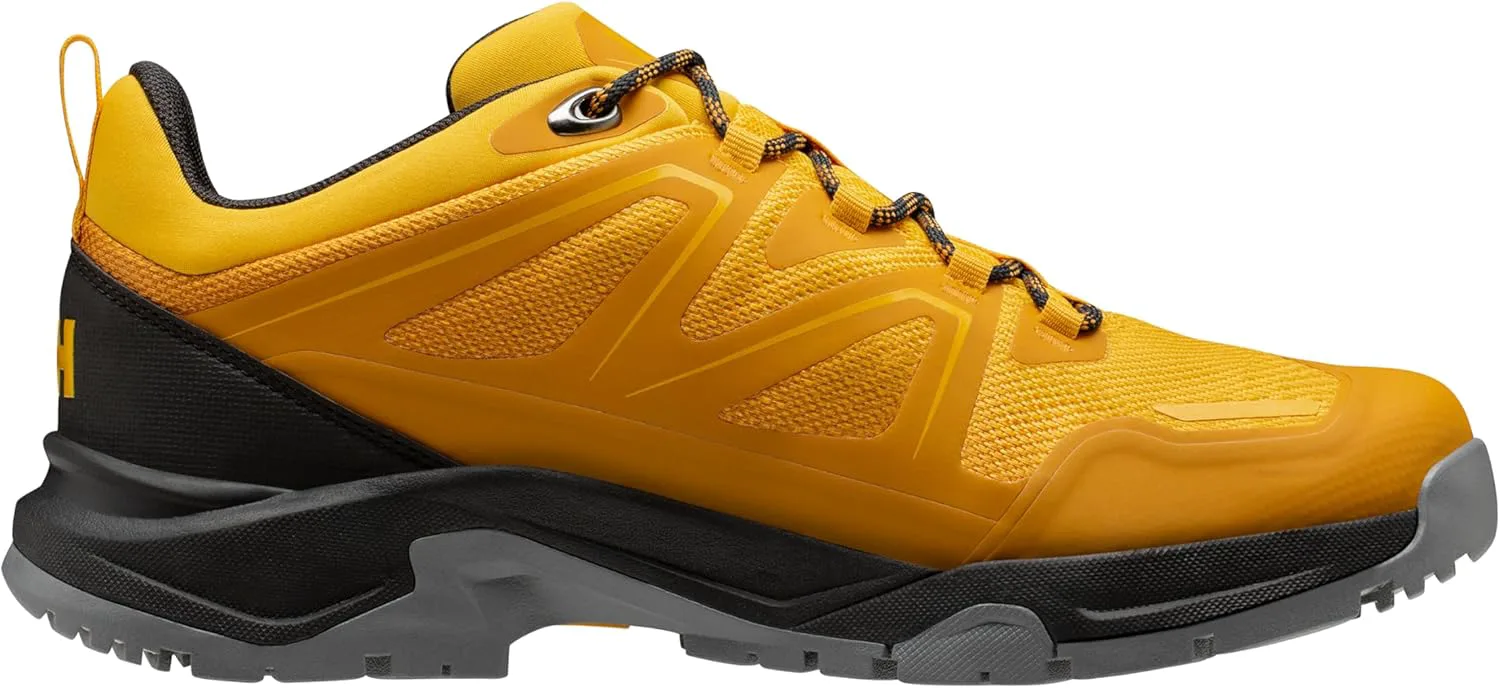 Мужские водонепроницаемые треккинговые ботинки Helly-Hansen Cascade Low HT - прочная обувь для активного отдыха, легкие и удобные ботинки для походов Helly Hansen, желтый — фото 3