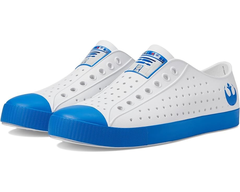 

Кроссовки Native Shoes Jefferson Star Wars Print, цвет Shell White/Beep Blue/R2D2