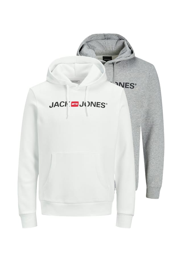 

Толстовка / толстовка с капюшоном 2 шт. в упаковке Jack & Jones, мультиколор