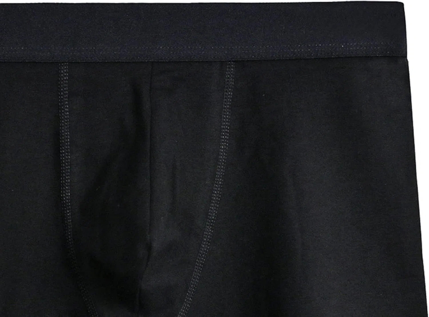 Трусы боксеры спортивные дышащие хлопковые, Black 1pc — фото 3