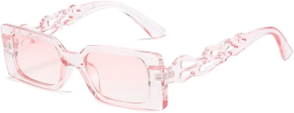 

Солнцезащитные очки прямоугольной формы 2027 года для женщин и мужчин, линзы из смолы, ажурная оправа, винтажный стиль, защита от ультрафиолета UV400 MTZJH, C3