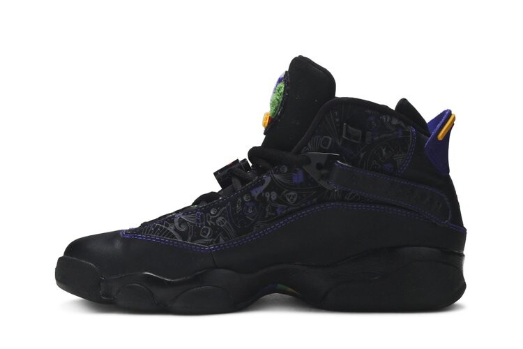 Кроссовки Air Jordan 6 Rings GS, черный — фото 3