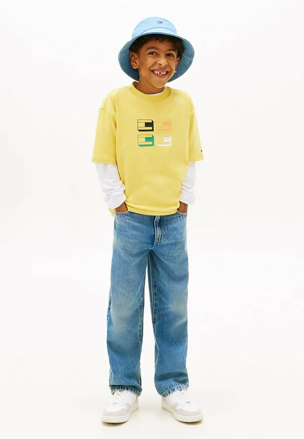Футболка с 3d-принтом флага Tommy Hilfiger, Yellow Dahlia