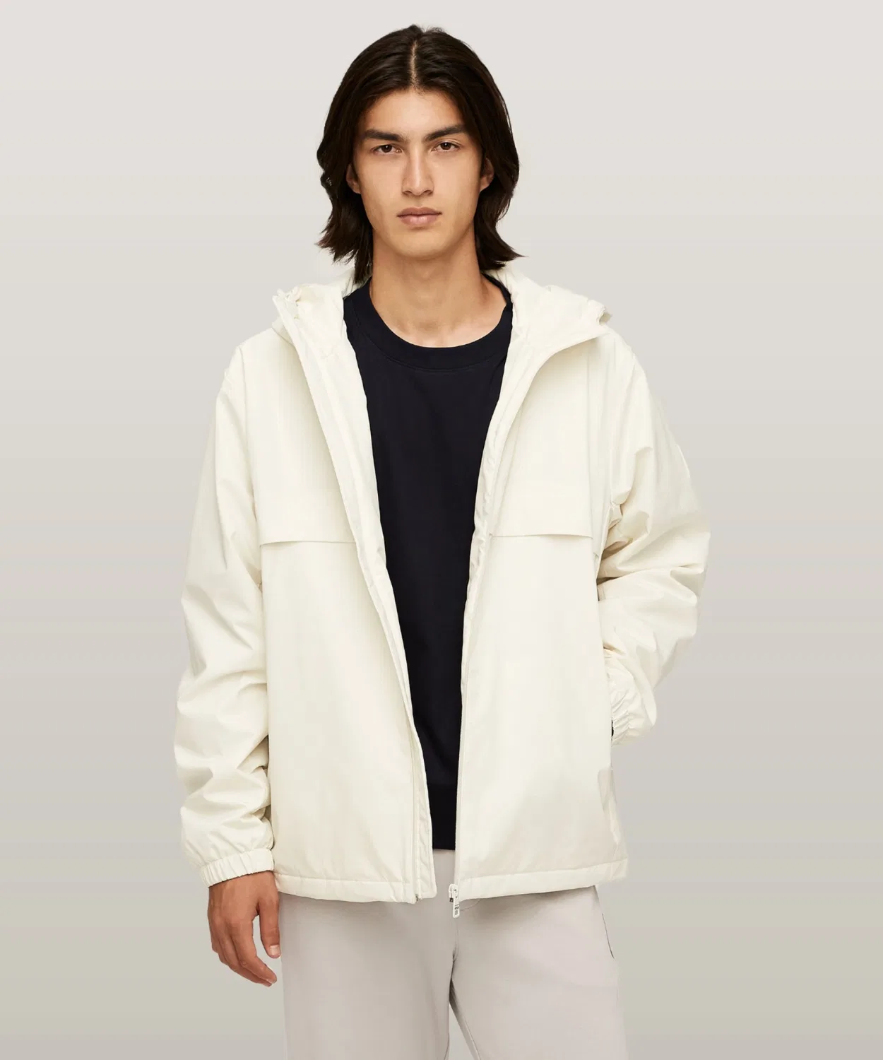 Куртка с капюшоном Tommy Hilfiger утепленная белая