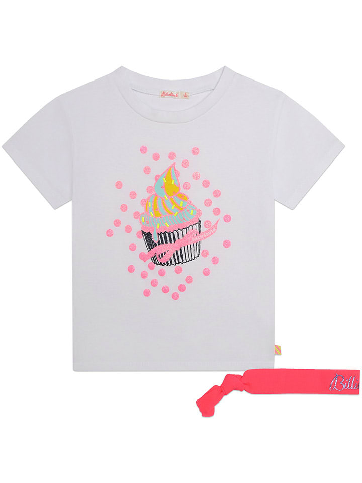 

Футболка Billieblush, цвет weiß/pink