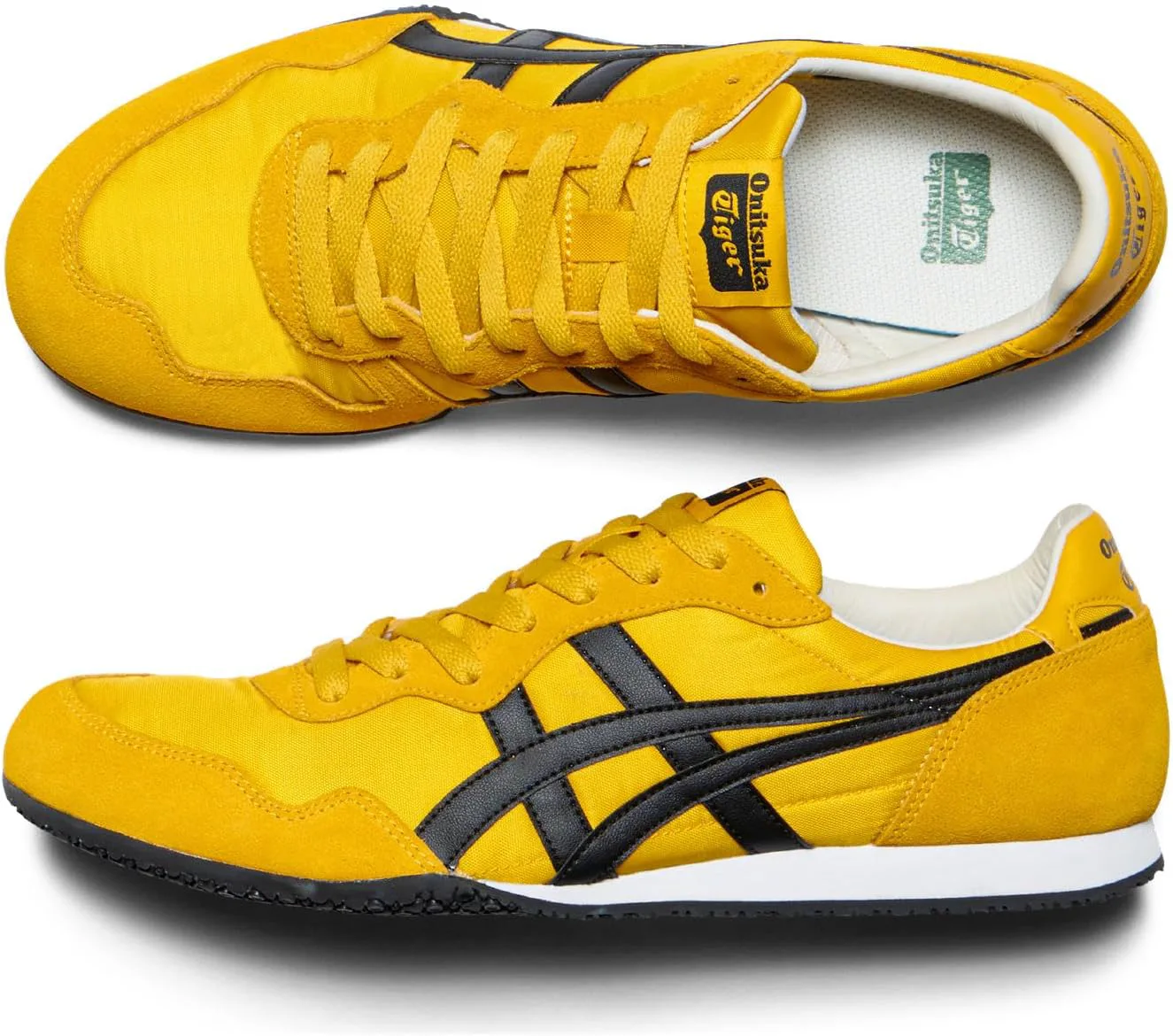 Onitsuka Tiger Serrano Men's Size, желтый/черный — фото 4