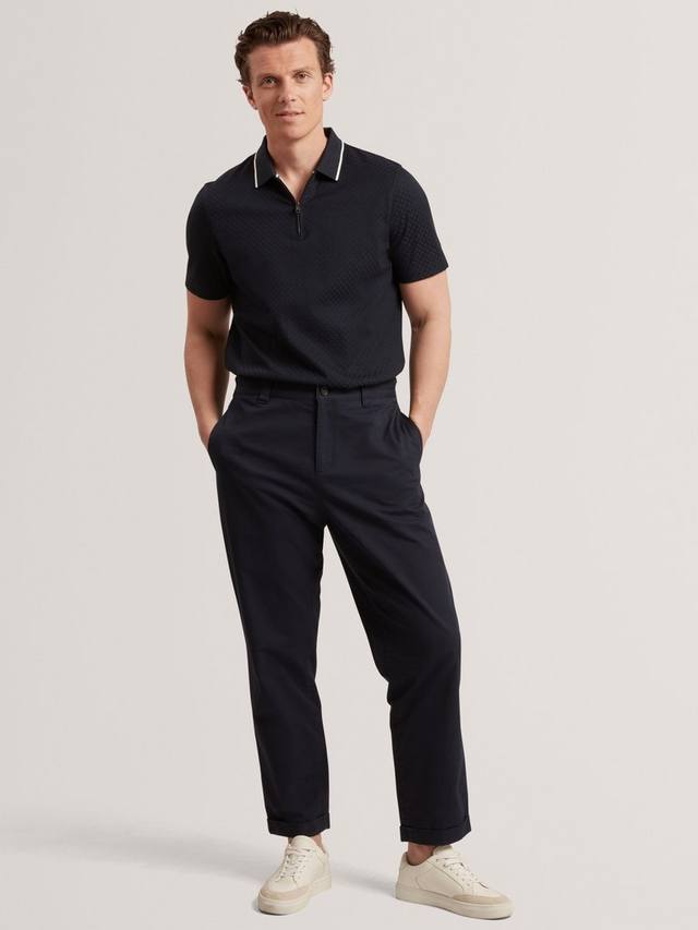 

Брюки Danite Cotton Stretch с зауженным кроем Ted Baker, Navy