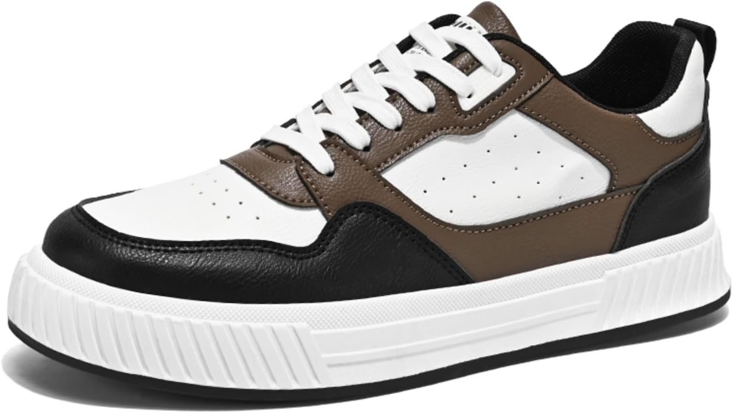 

Мужские модные кроссовки - повседневные шнурованные туфли, стильный черно-белый дизайн, идеально подходят для ежедневной носки, прогулок и отдыха Aokisx