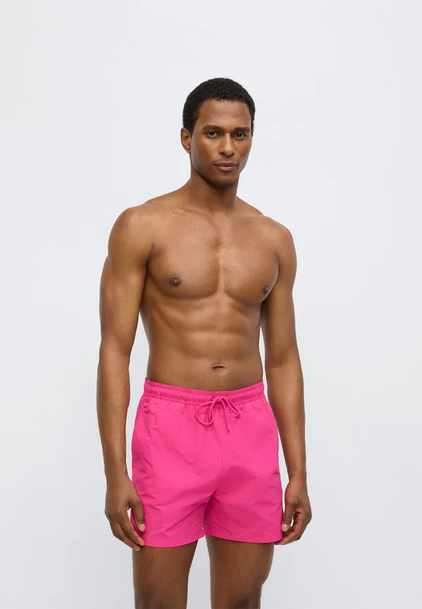 Плавки средней длины с вышивкой флага. Tommy Hilfiger, Party Pink — фото 3