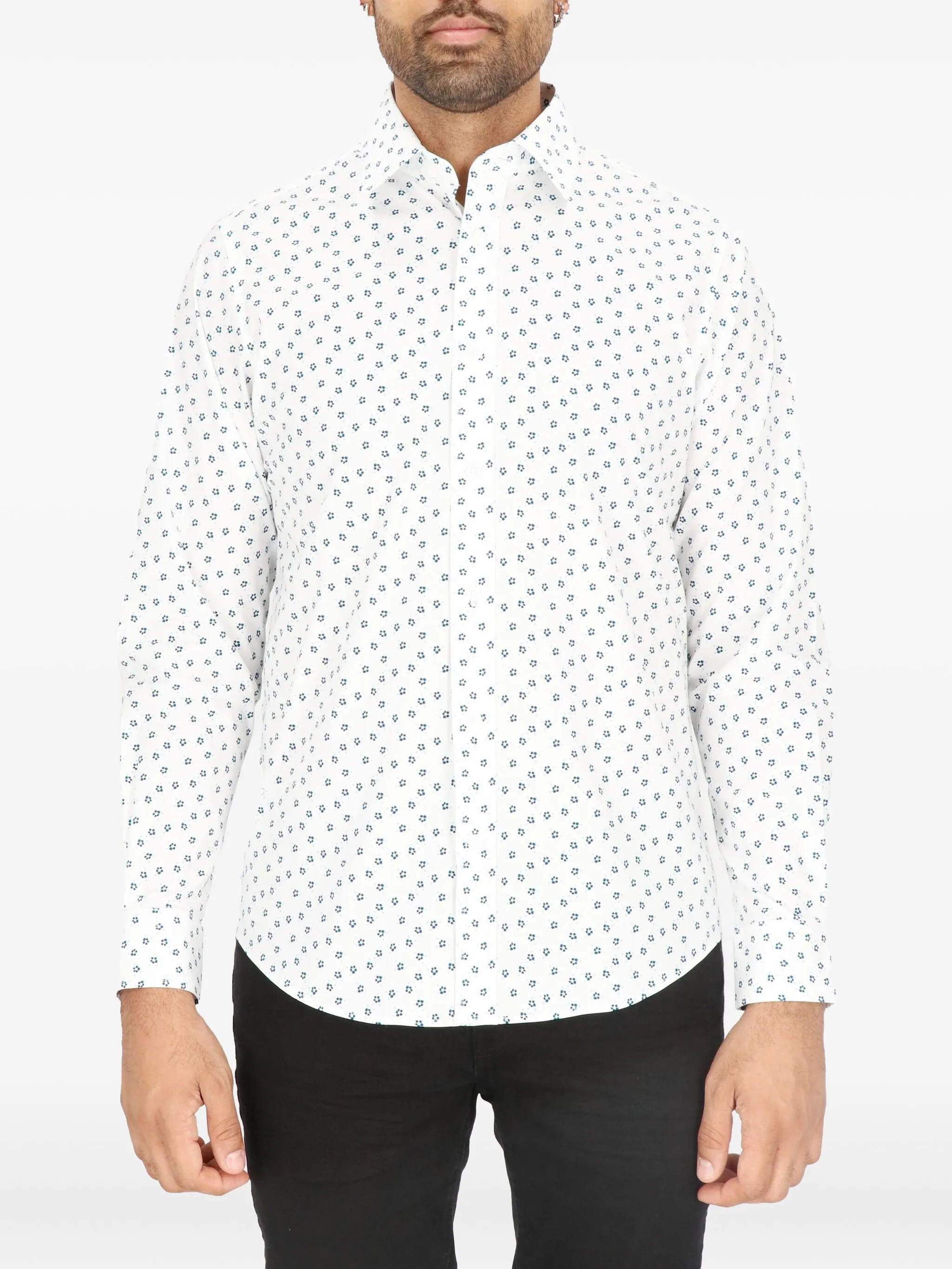 

Рубашка с принтом Scotch & Soda, белый