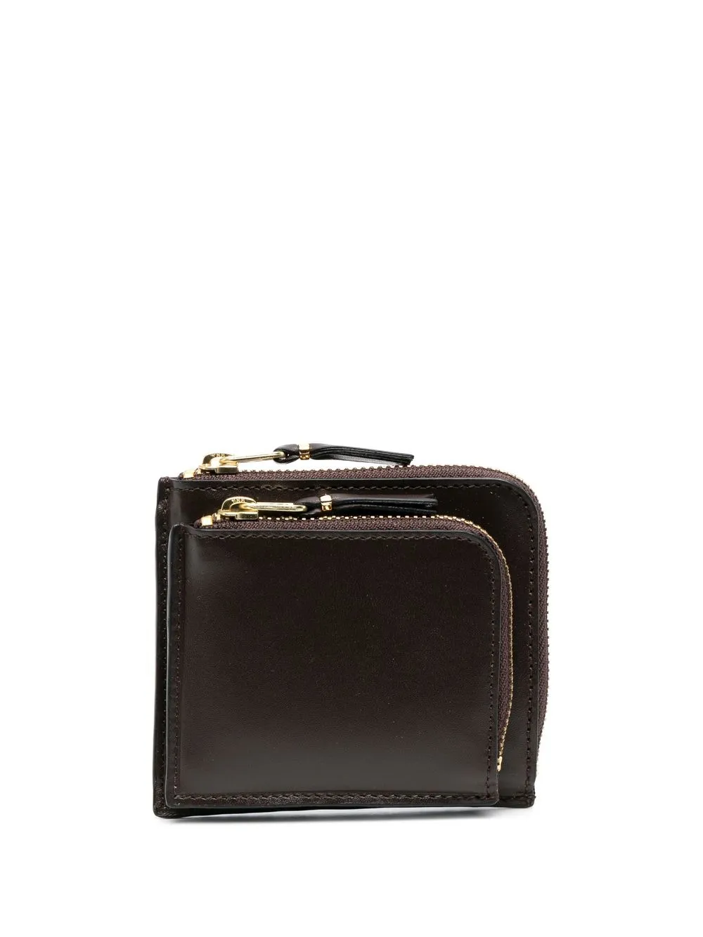 

Кошелек с карманом на молнии Comme Des Garçons Wallet, коричневый