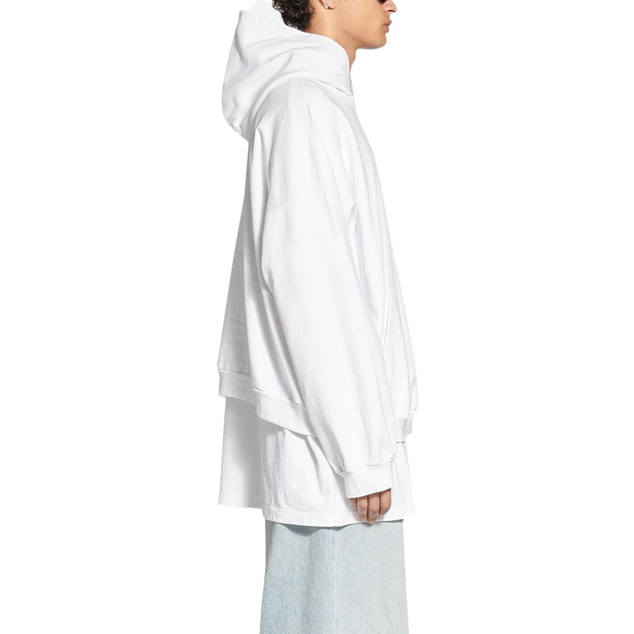 Худи Balenciaga 5:20 Graphic Hoodie 'White Green', белый — фото 4