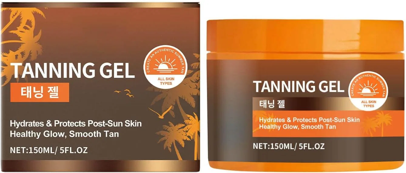 Гель для загара Instant Tan Enhancer Water с карином и кокосовым маслом, 1 шт Generic