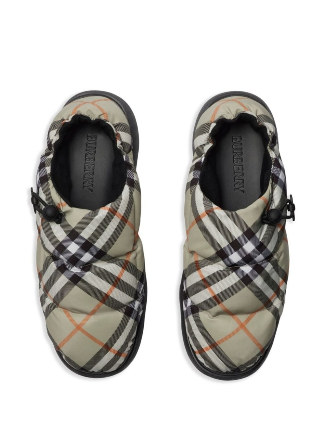 Burberry подушки с узором в клетку, нейтральный цвет — фото 4