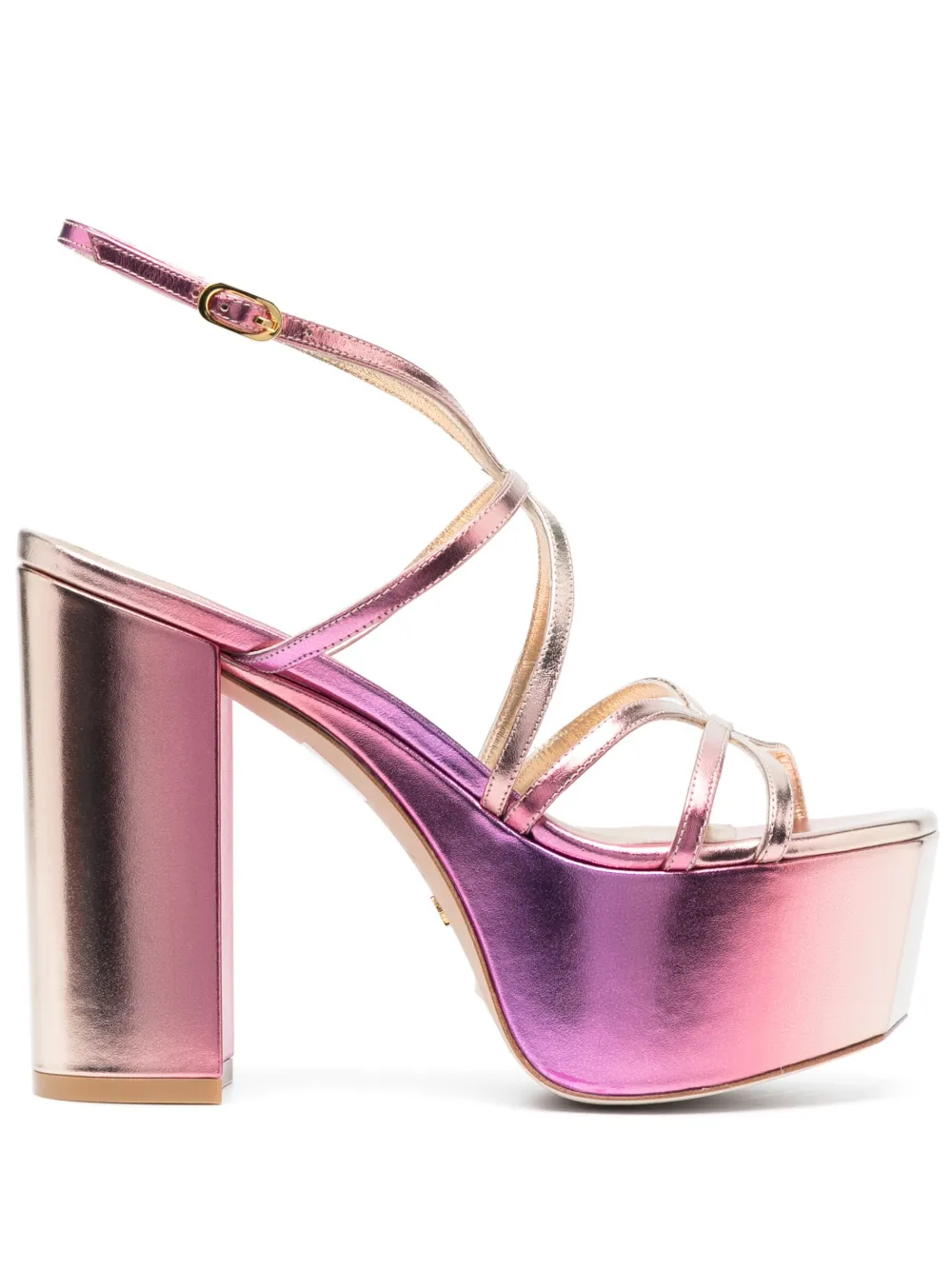Босоножки Barelythere 145 на платформе Stuart Weitzman, розовый