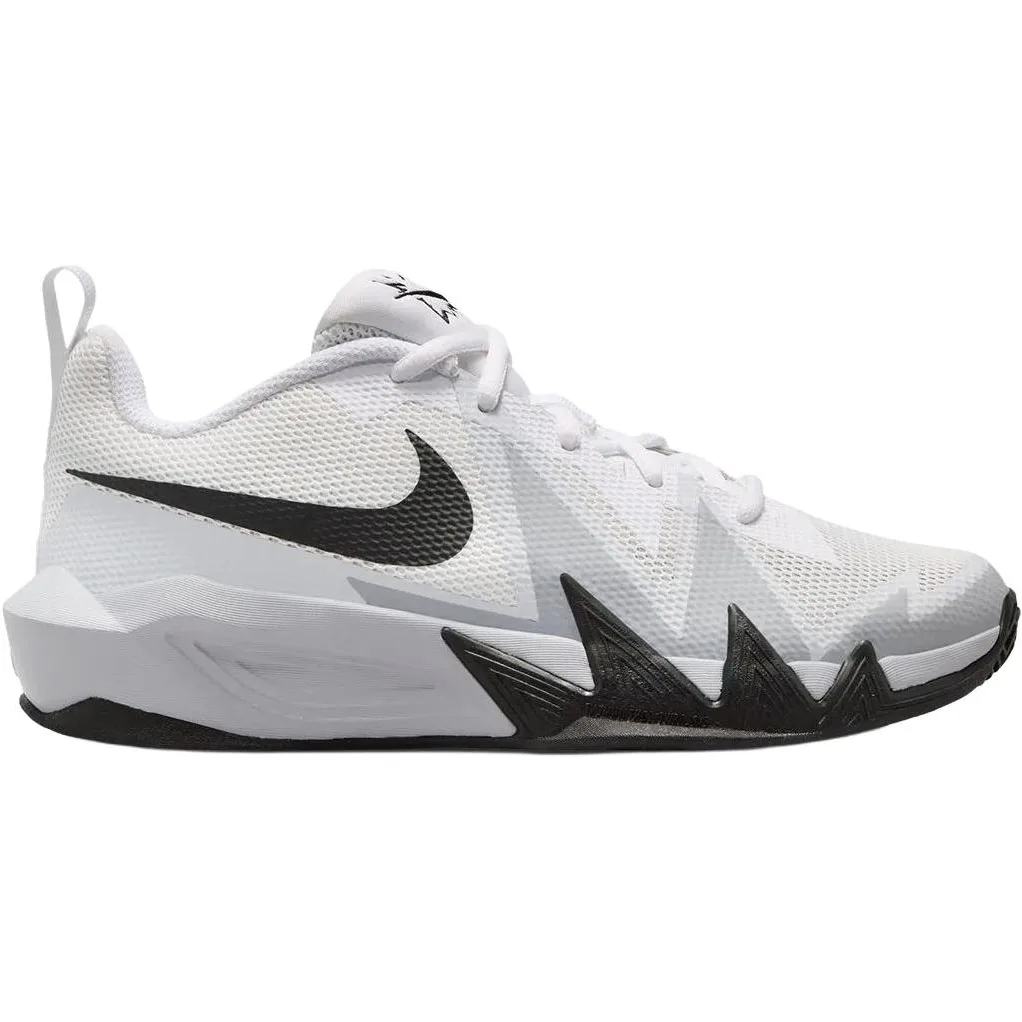 Nike Детские баскетбольные кроссовки low top белые — фото 3