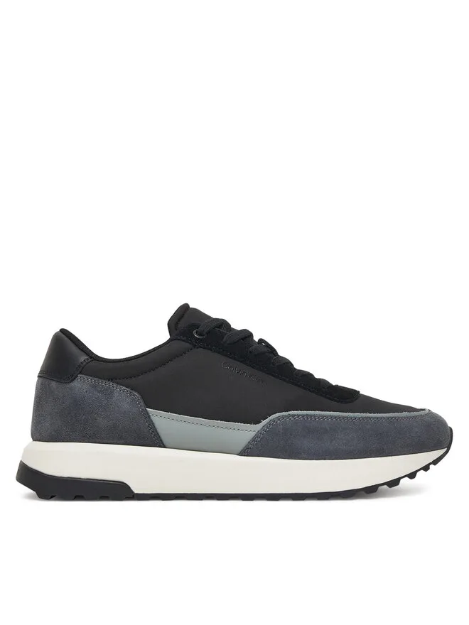 Calvin Klein Низкие кроссовки на шнуровке Repreve Mix HM0HM01714, черные