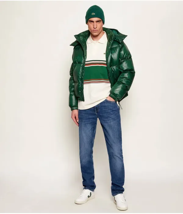 Пуховая куртка regular fit Lacoste, зеленый — фото 2