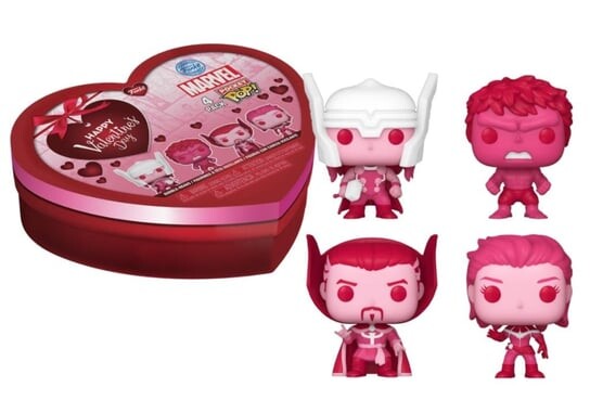 

Funko Pocket Pop: Коробка ко Дню святого Валентина Marvel, 4 инжира