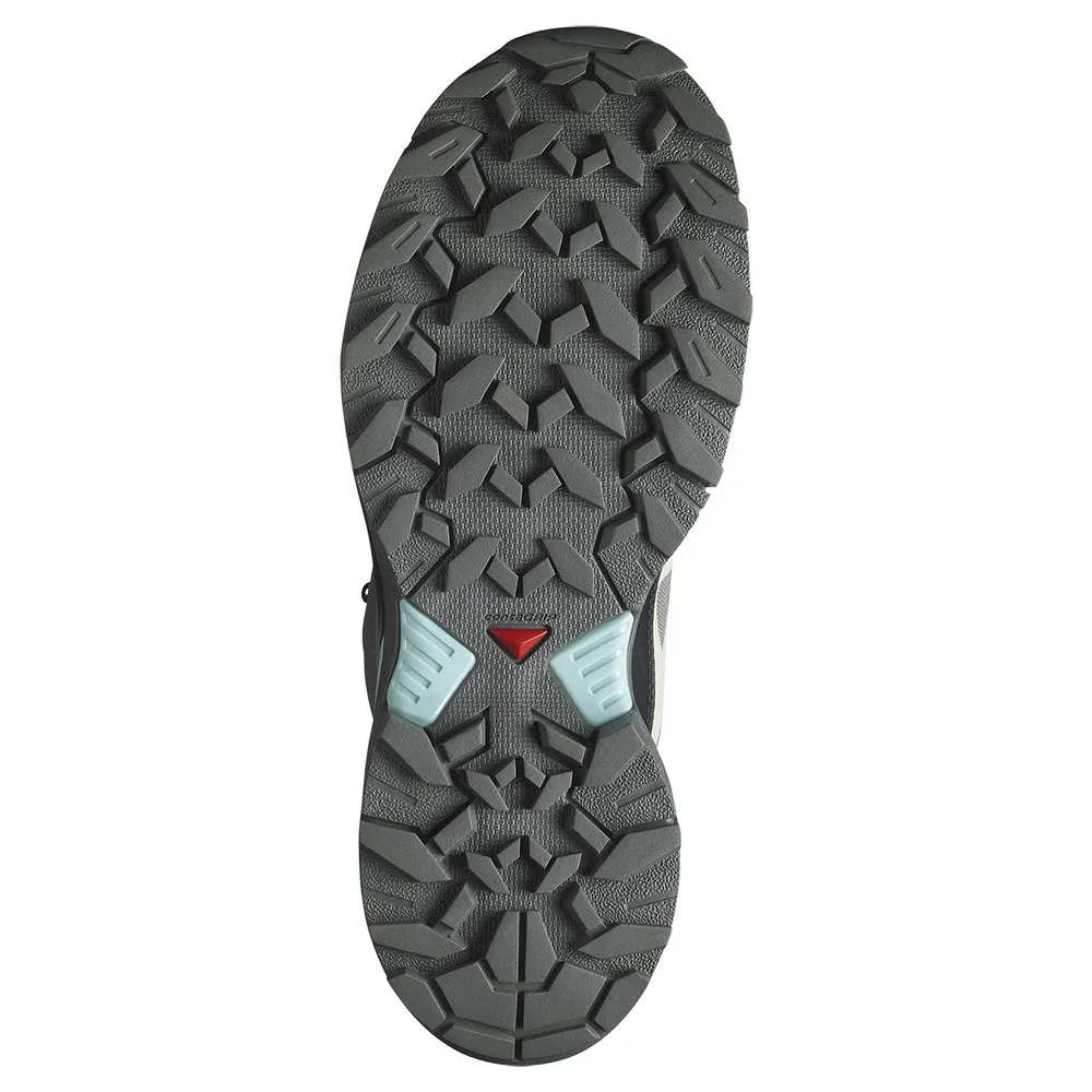 Походные ботинки женские Salomon X Ultra 360 Goretex из переработанных материалов, серо-зеленый — фото 2