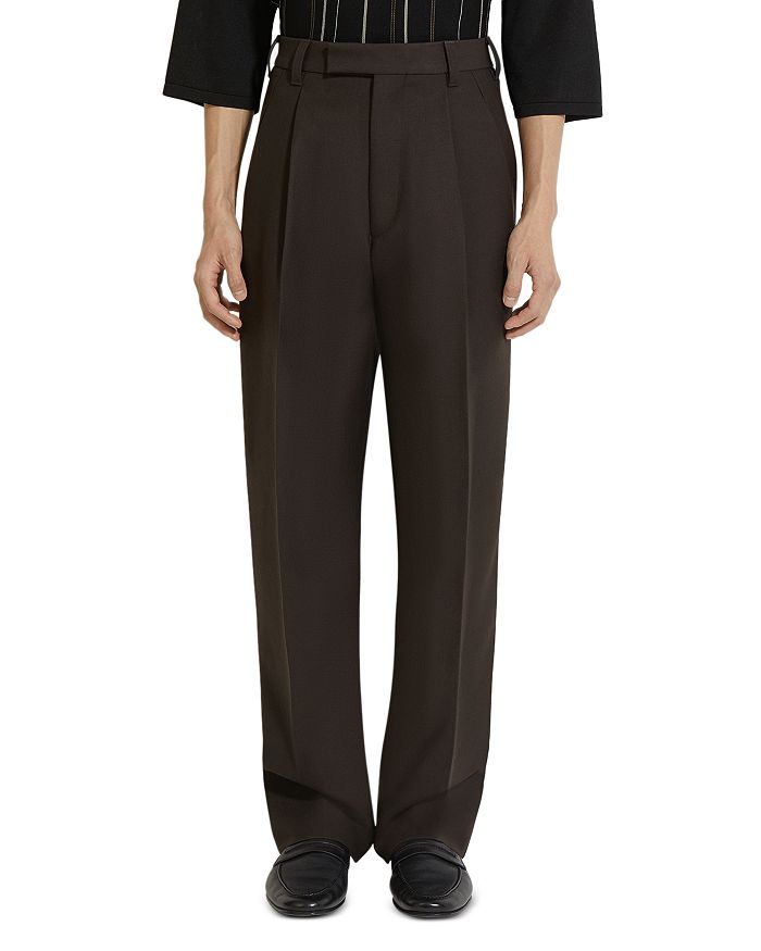 

Обычные льняные брюки Oasi Lino Regular Fit ZEGNA, коричневый