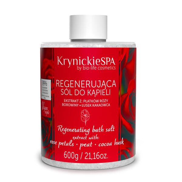 

Соль для ванн восстанавливающая - аромат розы, 600 г Krynickie Spa