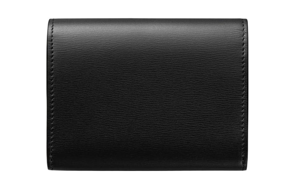 Cartier Мини-кошелек Panthère из телячьей кожи, женский, черный — фото 2