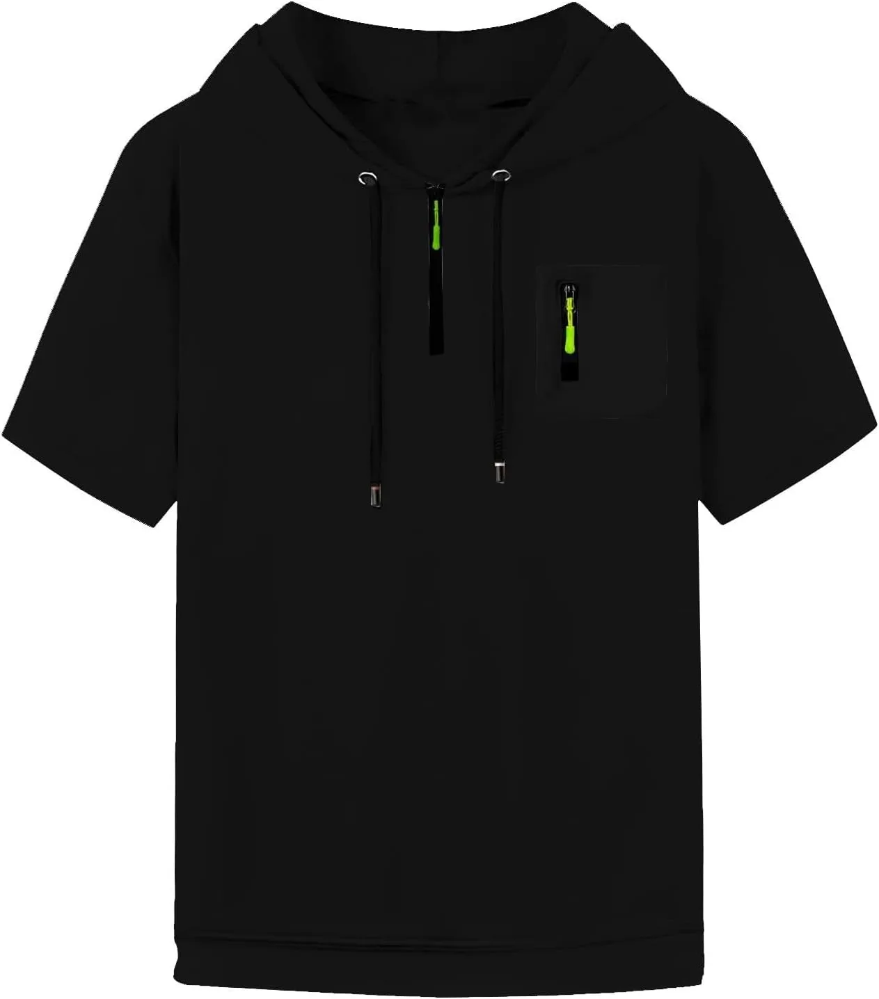 Толстовка с капюшоном Quarter Zip, легкая, оверсайз, с карманом — фото 4