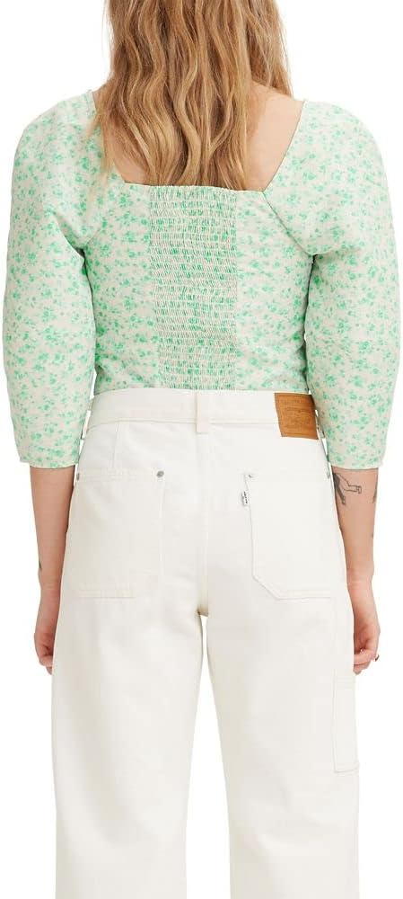 

Женская блузка Levi's Yvie с длинным рукавом, Odessa Floral Electric Green