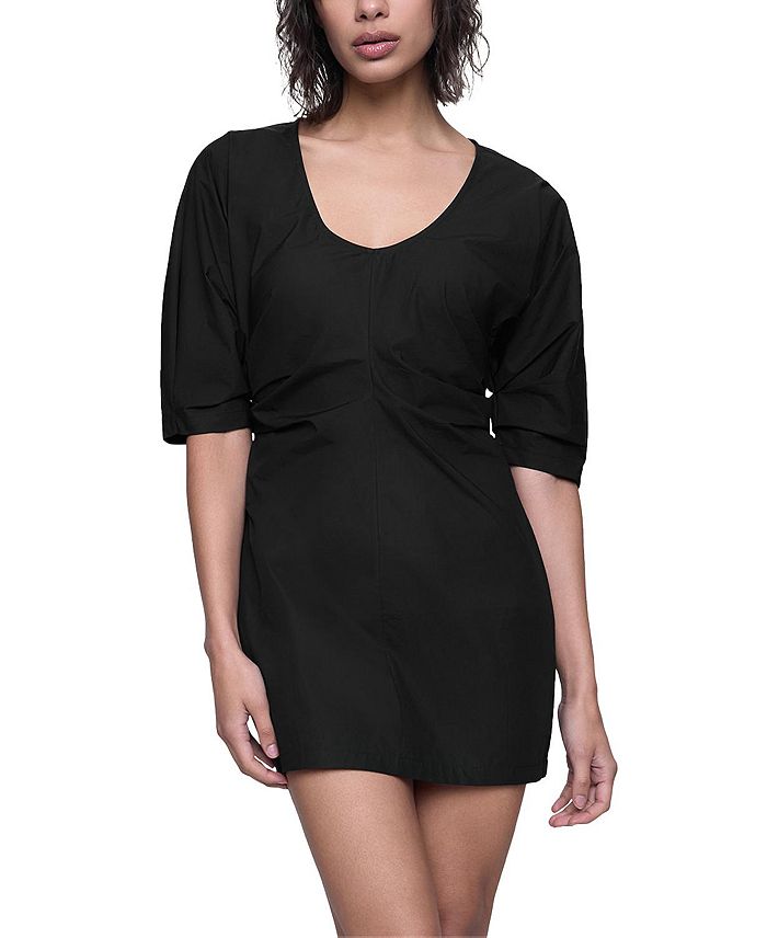 

Платье Stella с завышенной талией Rebecca Minkoff, черный