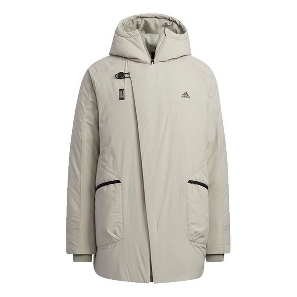 

Пуховик adidas Wuji Down Jkt Series Outdoor Sports Stay Warm mid-length hooded down Jacket Gray, мультиколор