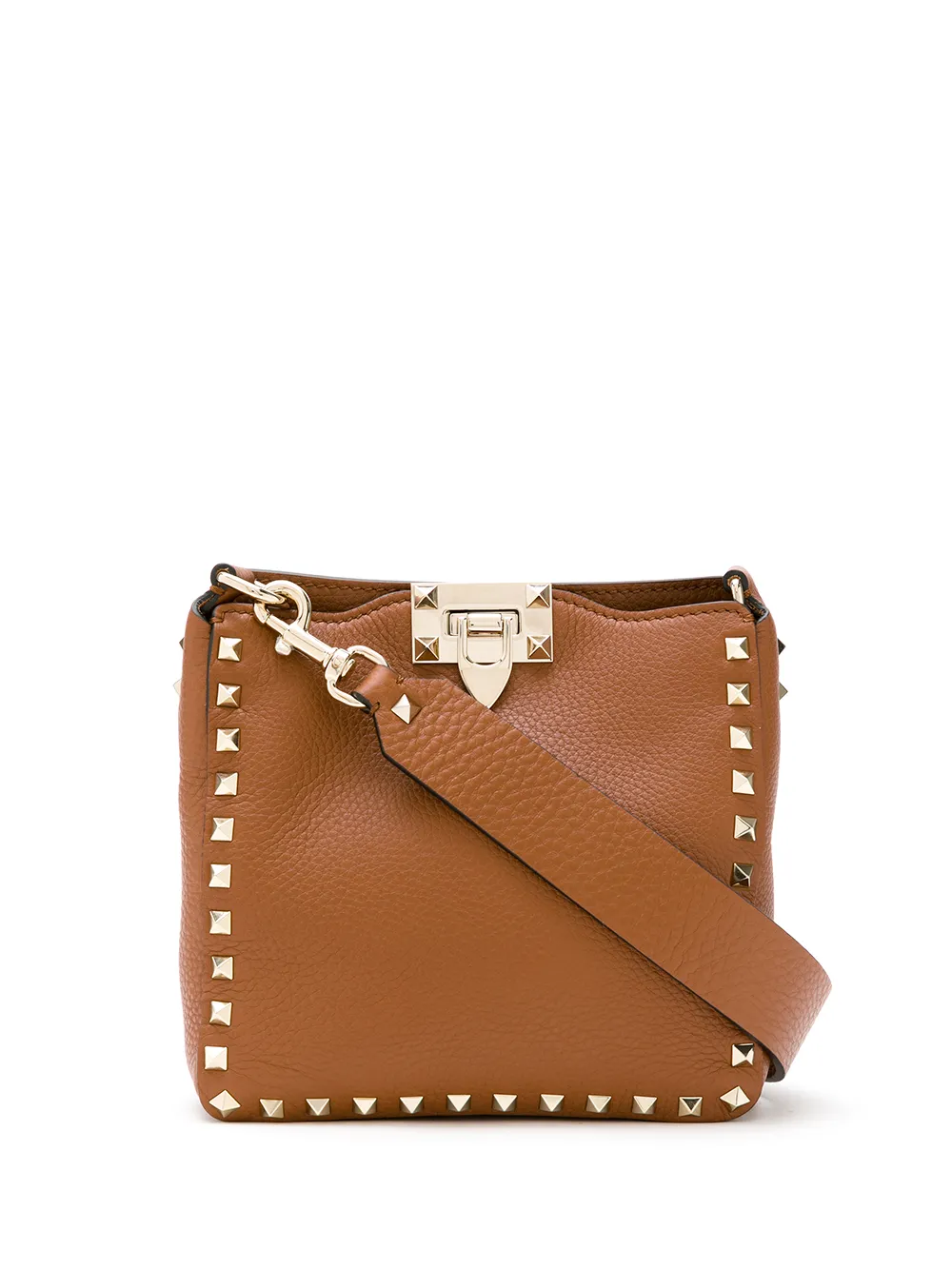 

Сумка через плечо Rockstud VALENTINO GARAVANI, коричневый