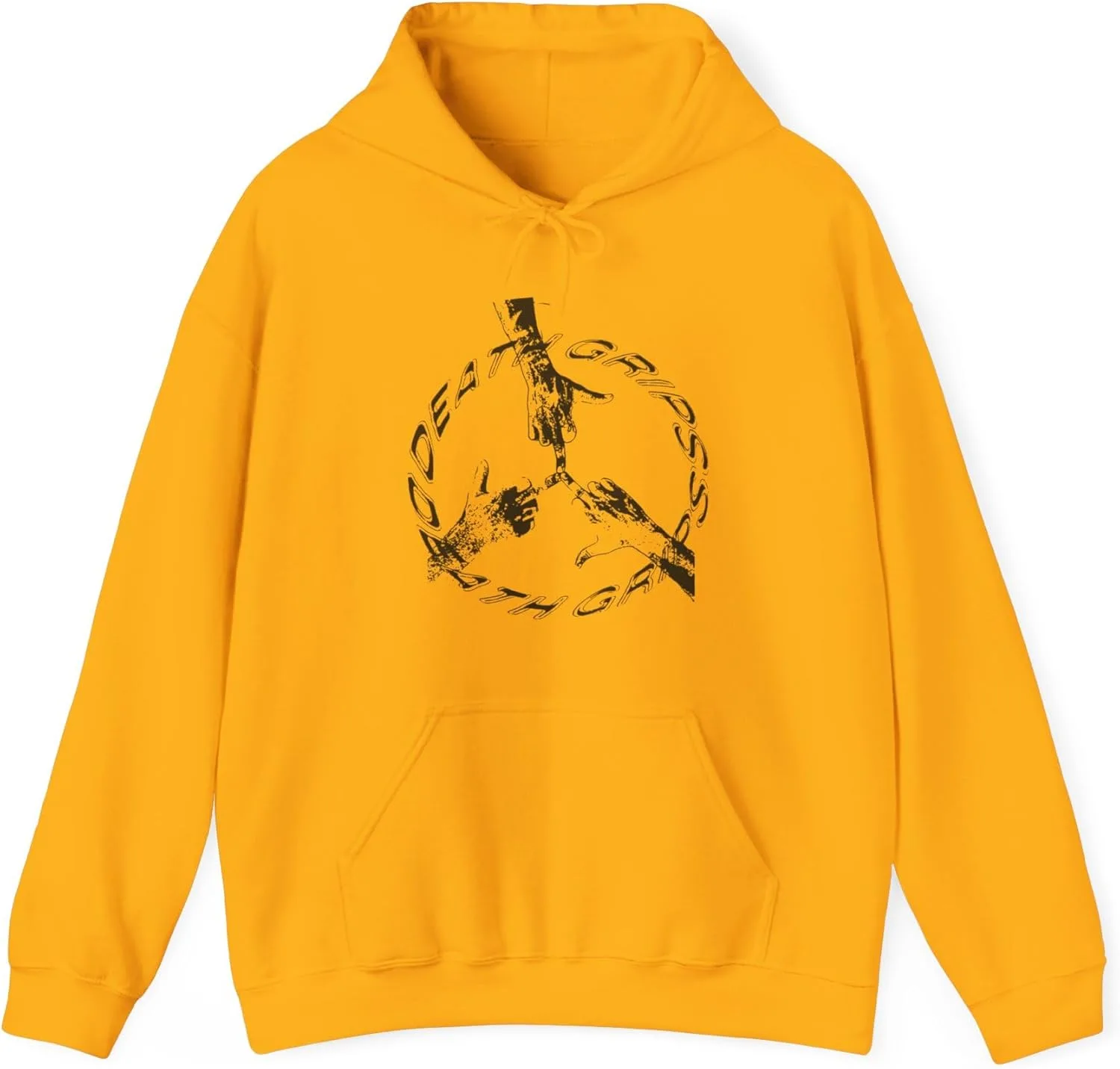 Толстовка с капюшоном Death Grips Death Album Tour Merch Peace GENERIC, золотой