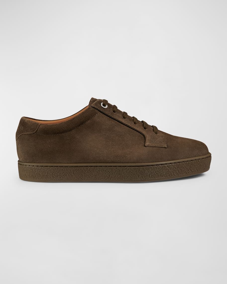 

Мужские замшевые низкие кроссовки Molton John Lobb