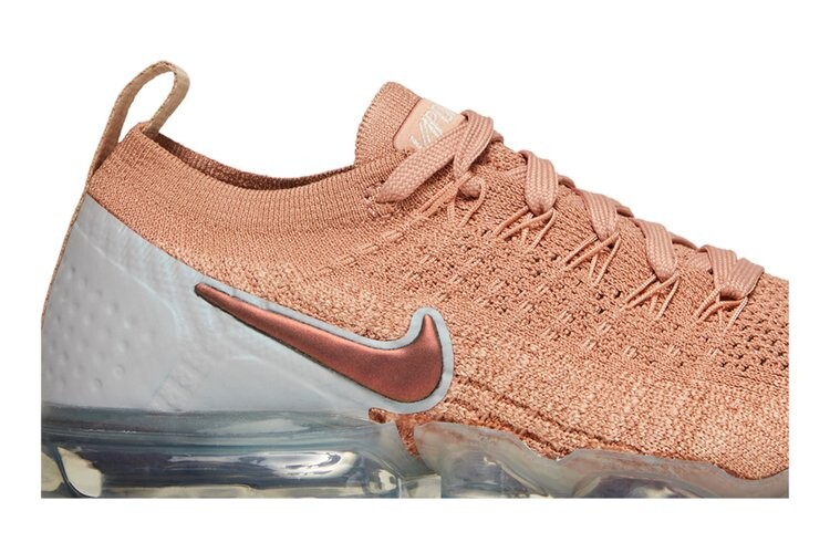 Кроссовки Nike Wmns Air VaporMax Flyknit 2 'Rose Gold', розовый — фото 2