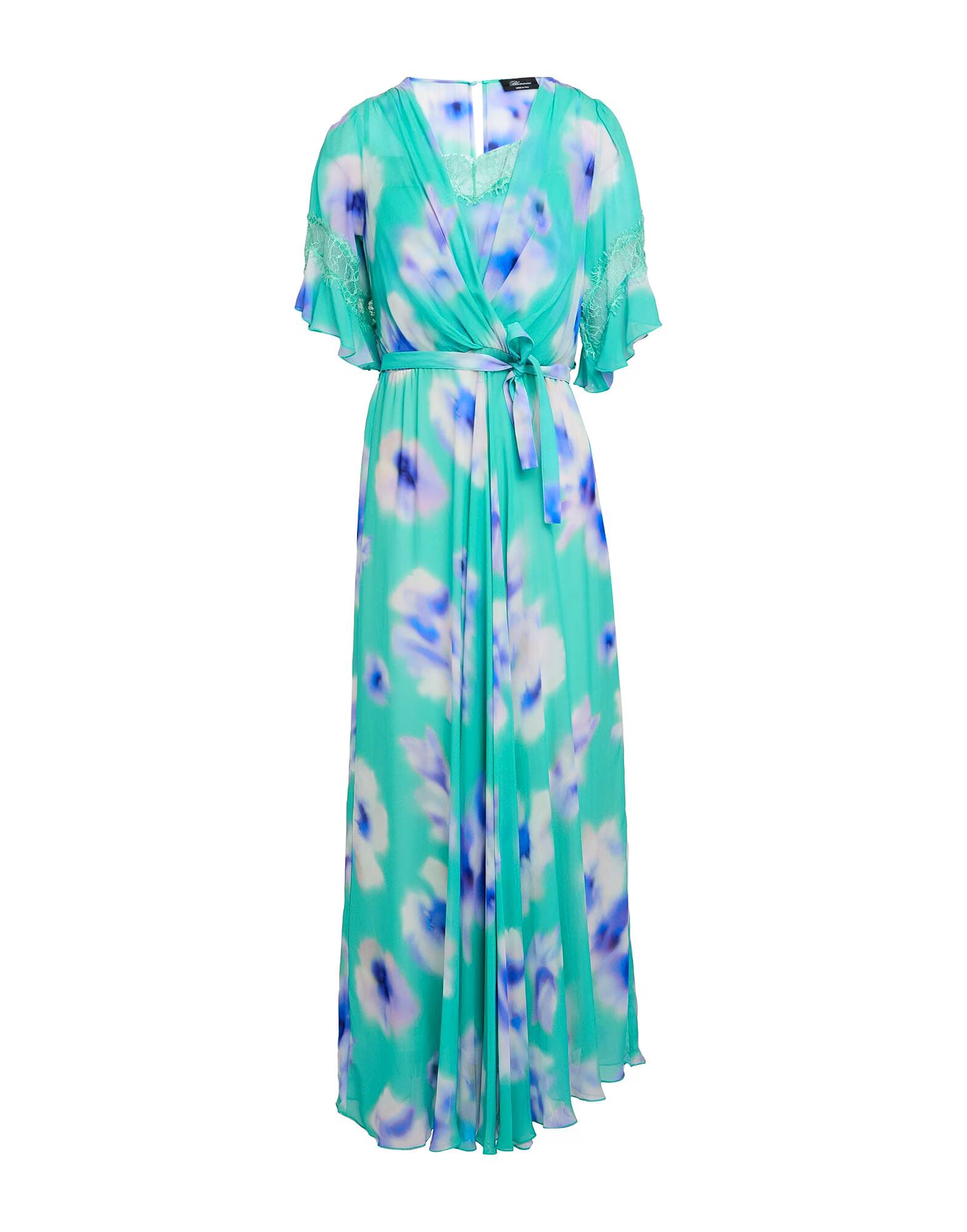 

Платье миди Blumarine, бирюзовый
