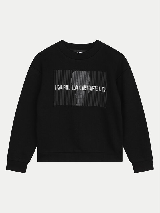 

Толстовка обычного кроя Karl Lagerfeld Kids, черный