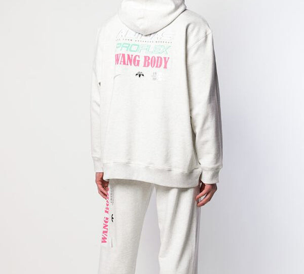 Толстовка adidas Unisex Alexander Wang Logo Sweatshirt Grey, серый — фото 3