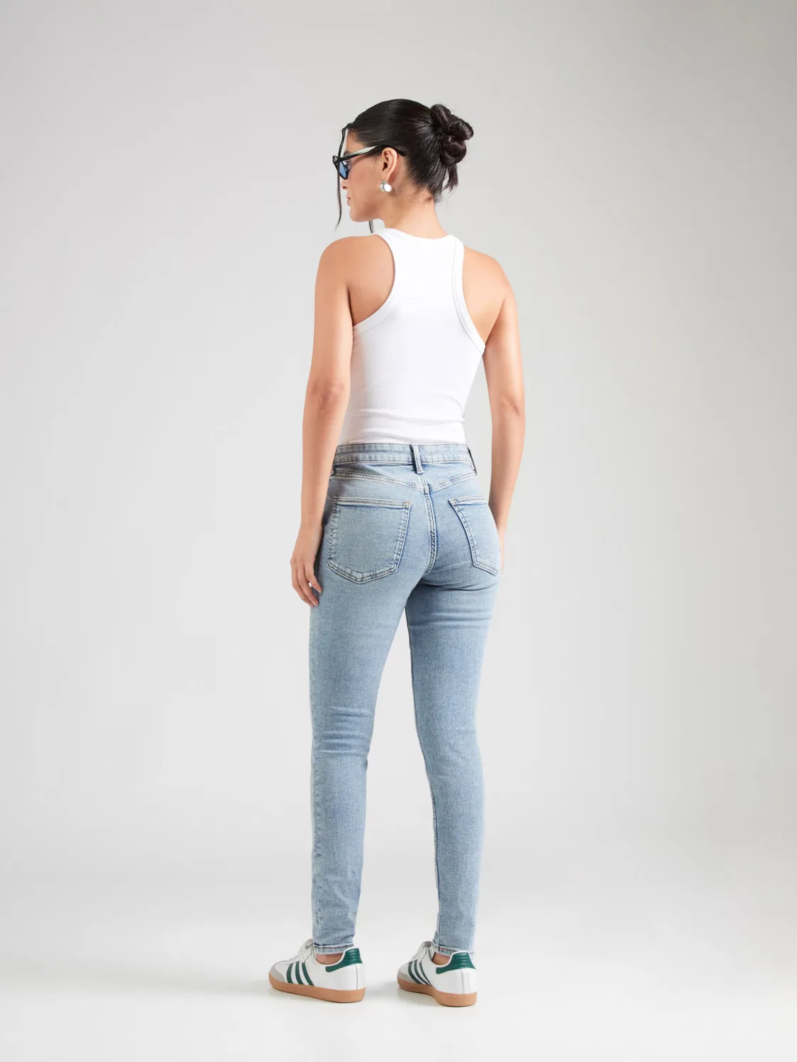 Джинсы Gap Slim fit AURORA синего цвета — фото 3