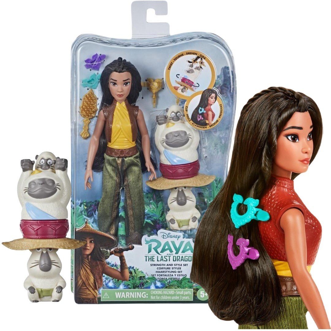 

Набор для укладки волос куклы Hasbro The Last Dragon Raya E9469