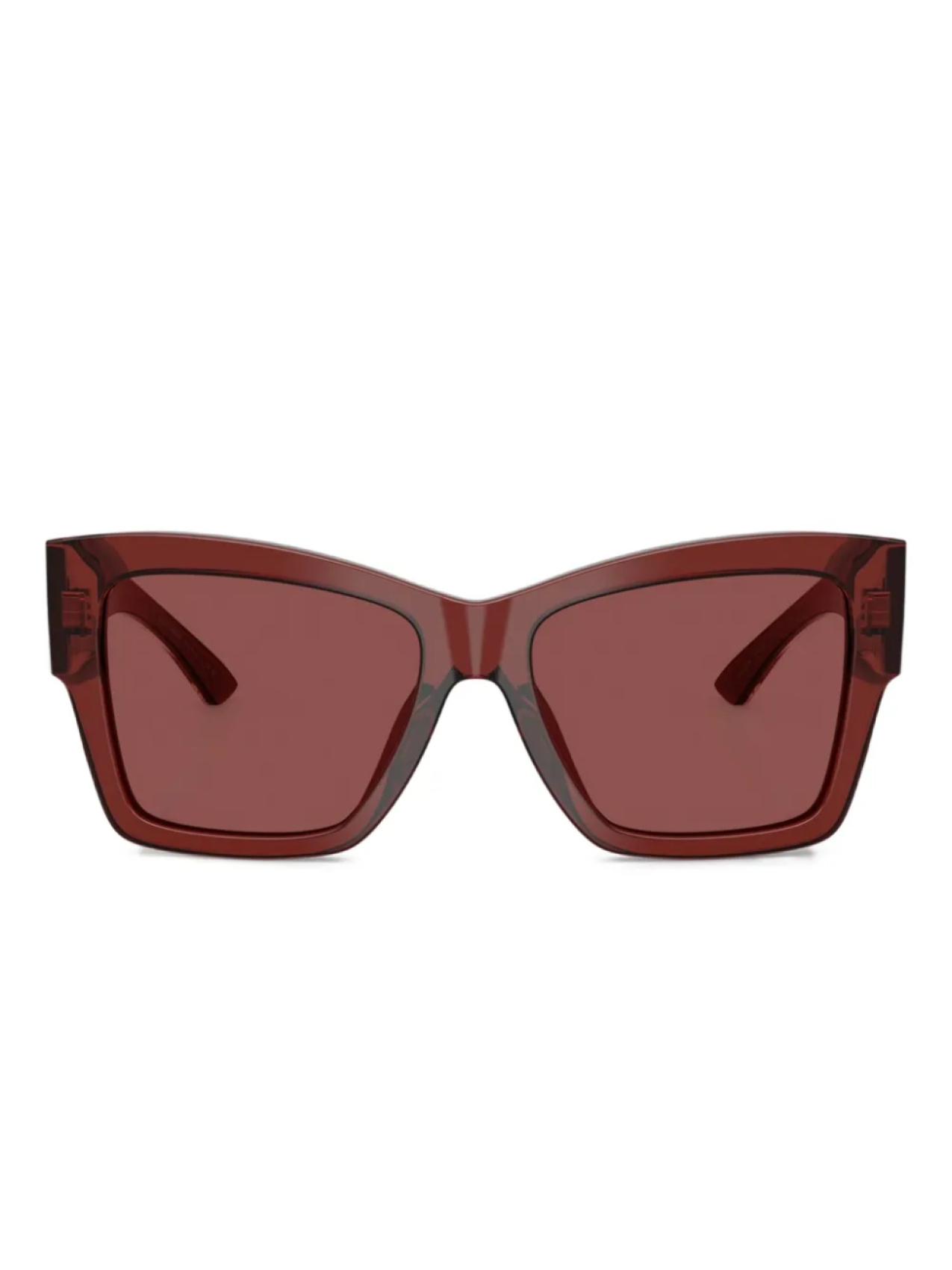 

Солнцезащитные очки с принтованными дужками Dolce & Gabbana Eyewear, красный