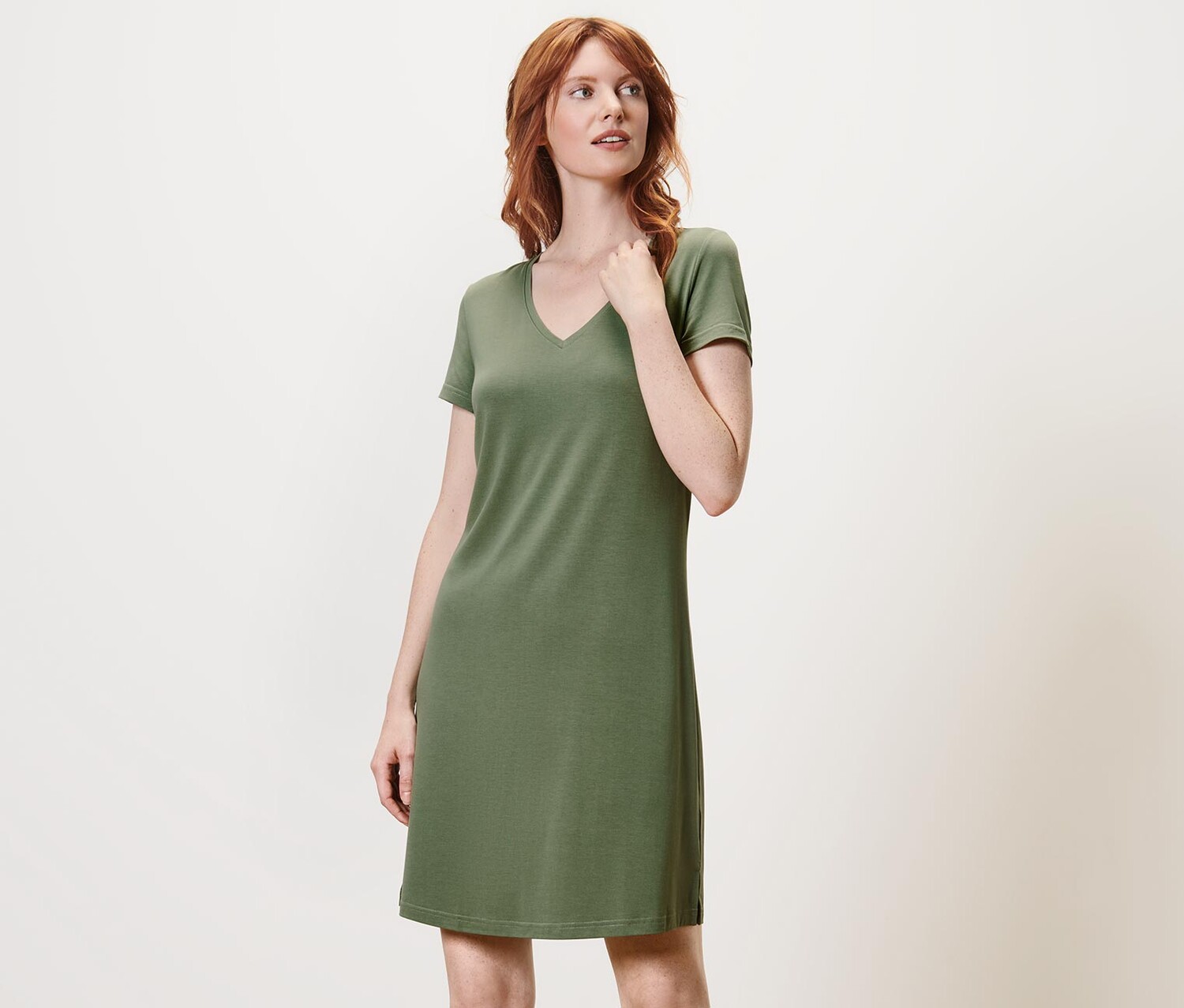 

Ночная рубашка Tchibo, оливково-зеленый